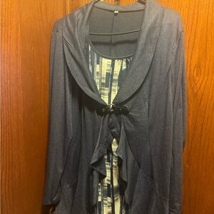 Faux two piece shirt by Modlily size XXL NWOT